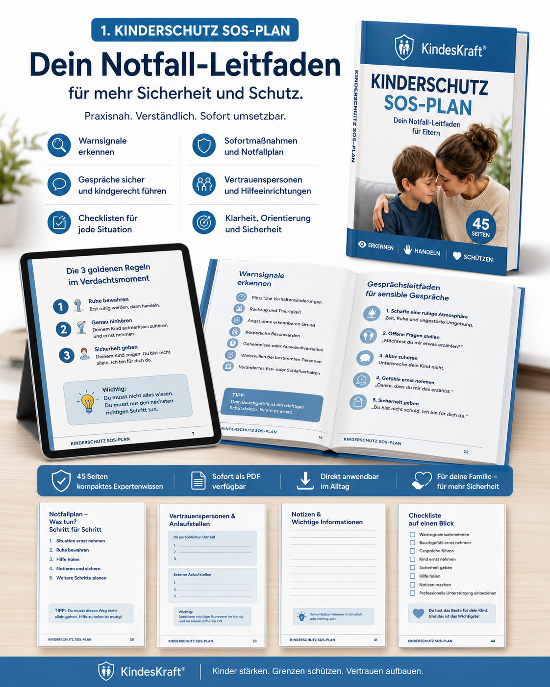 Mini-Mind KINDESKRAFT® - SOS Kinderschutz-Paket für Eltern