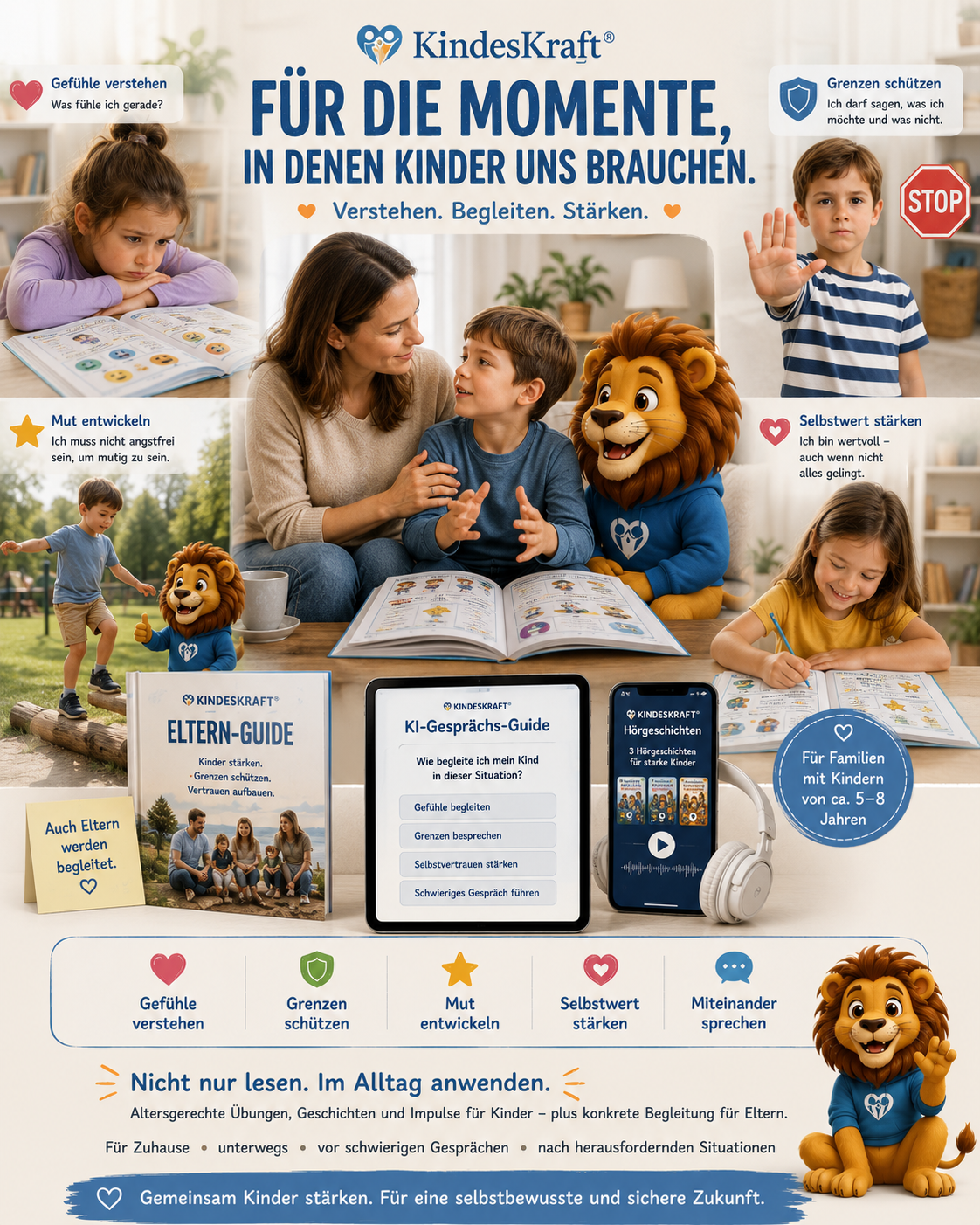KINDESKRAFT® Familien-Paket – Kinder stärken & Eltern sicher begleiten