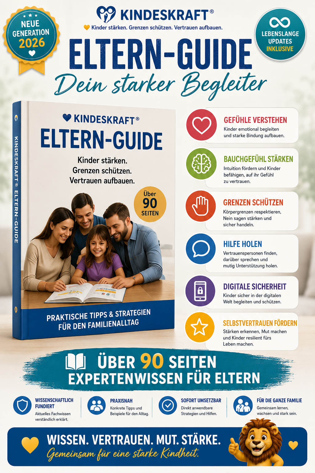 KINDESKRAFT® - Starter System – 9 liebevoll entwickelte Bausteine für mehr Mut, Gefühle, Grenzen und innere Stärke.