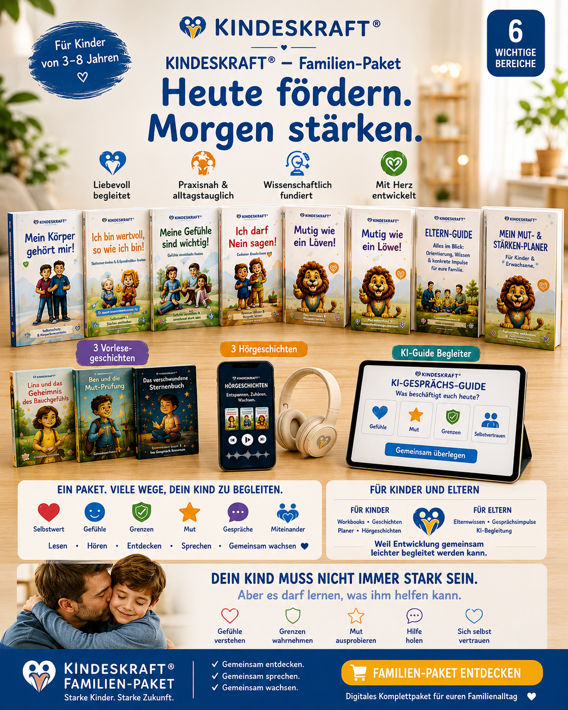 KINDESKRAFT® Familien-Paket – Kinder stärken & Eltern sicher begleiten