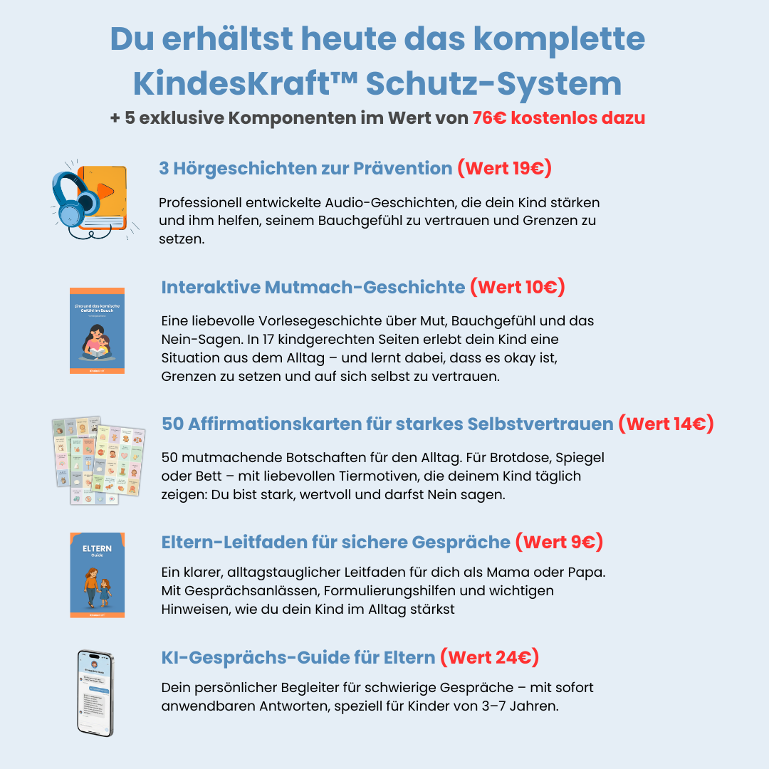 Kindeskraft™ Komplett-System | Mach dein Kind stark!